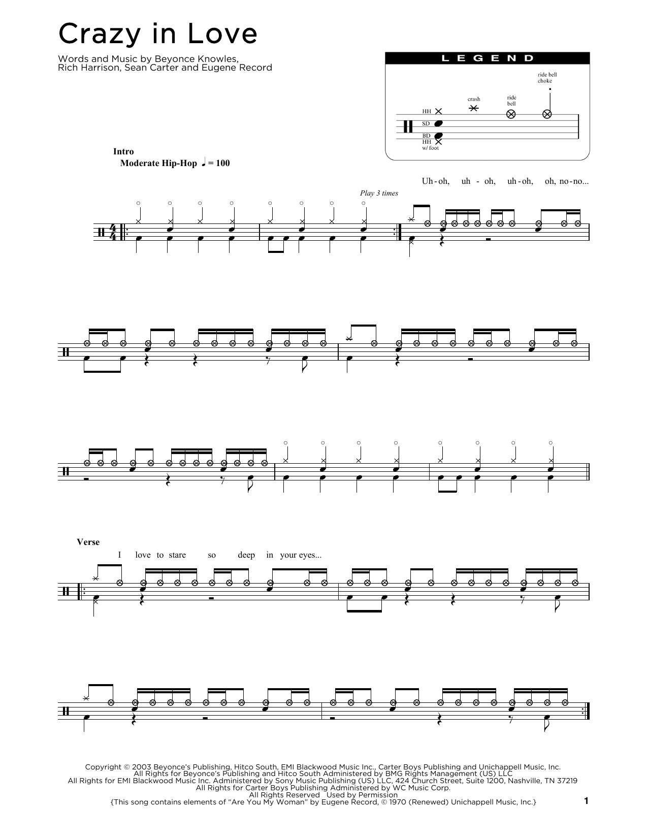 Product gallery: Page 1 of 1 Crazy In Love (feat. Jay-Z), Beyoncé