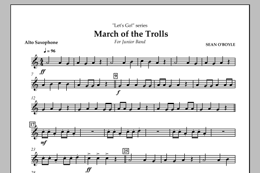 Produktbild zu:  March of the Trolls - Alto Saxophone - 