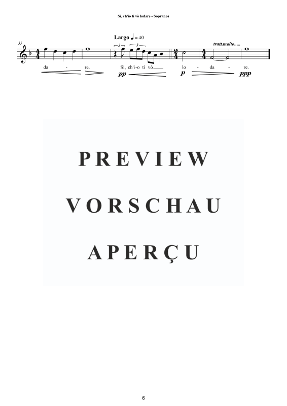 Produktgalerie: Seite 7 von 11 Si, ch'io ti vò lodare - Lobgesang, , Gemischter Chor a capella