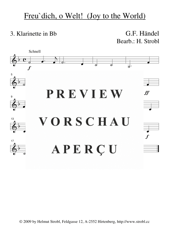 gallery: Joy to the World, , Klarinettenquartett