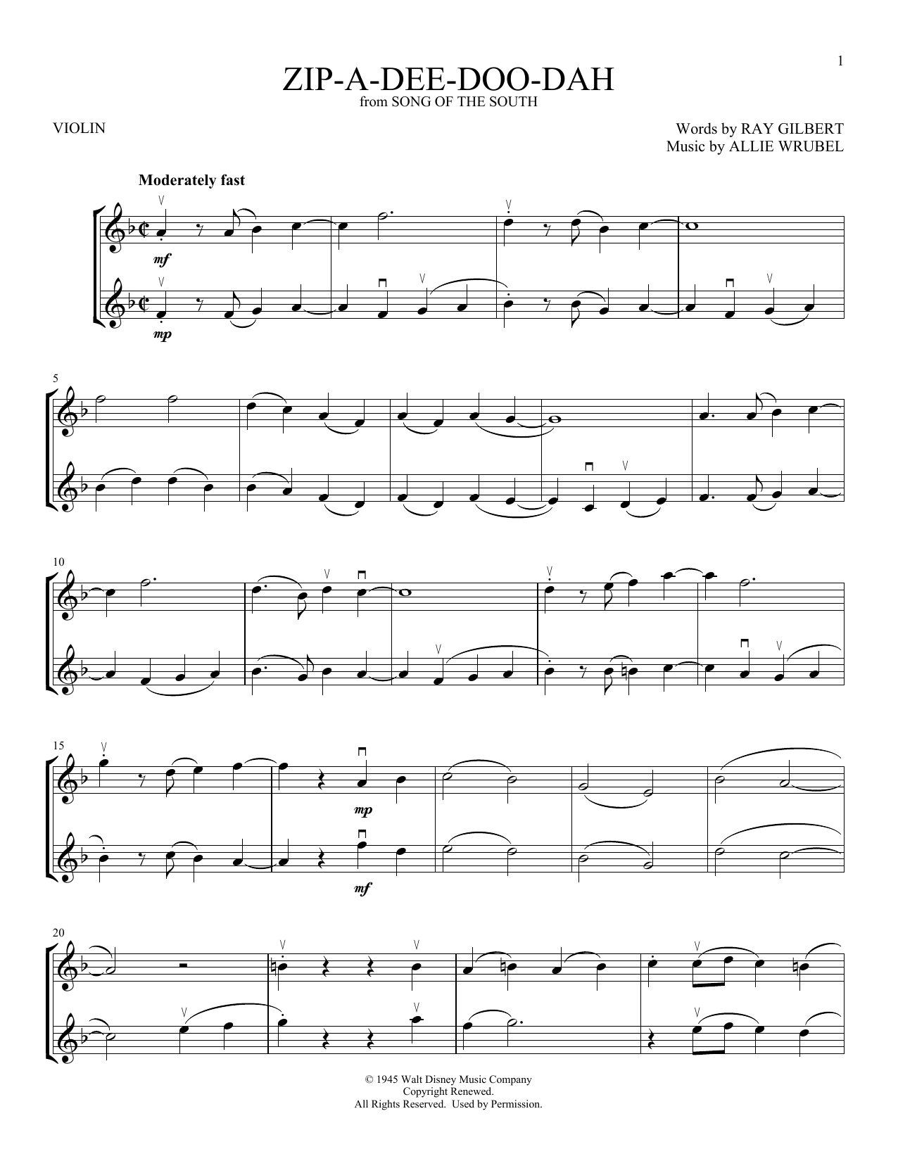 Product gallery: Page 1 of 1 Zip-A-Dee-Doo-Dah (from Song Of The South), James Baskett