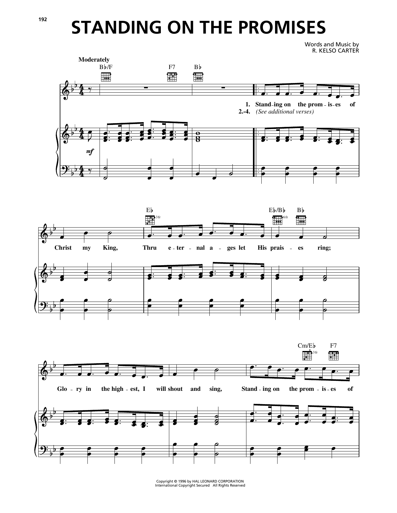 Produktbild zu: Standing On The Promises