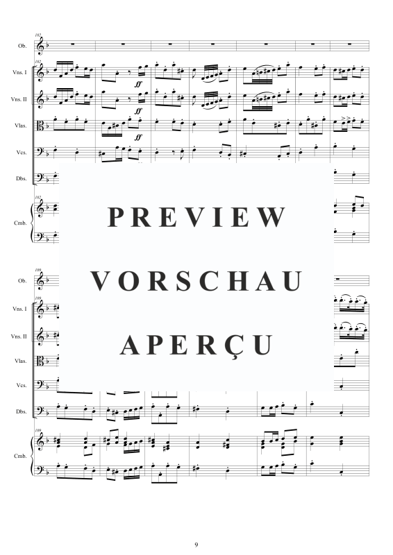 Produktgalerie: Seite 10 von 11 Concerto No.2 in D-Moll Op.9, , Oboe Solo, Streicher Ensemble und Cembalo BC