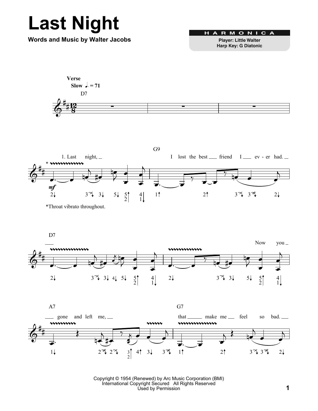 Product gallery: Page 1 of 1 Last Night, Little Walter
