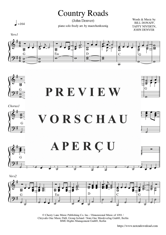 gallery: Country Roads, maerchenkoenig, (piano solo)