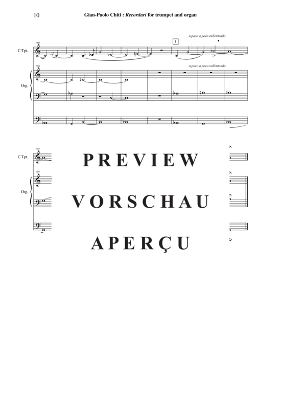 Produktgalerie: Seite 11 von 21 Ricordari , , (Trompete in C oder B + Orgel)