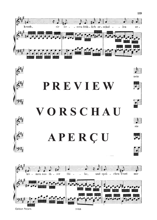 Product gallery: Page 3 of 4 Und wüssten's die Blumen, die kleinen Op.48 No.8, , Low Voice and Piano