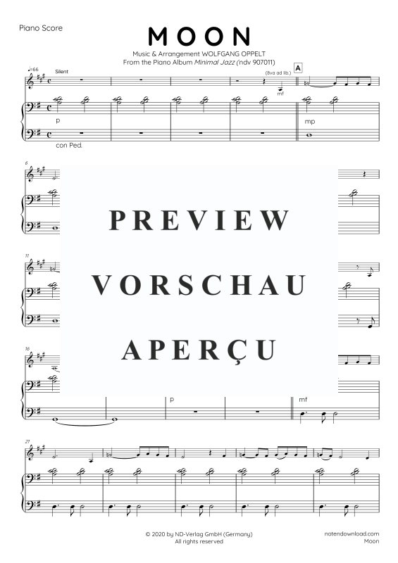 Produktgalerie: Seite 10 von 11 Moon, , Trompete in B und Klavier - E-Bass und Drum Set optional