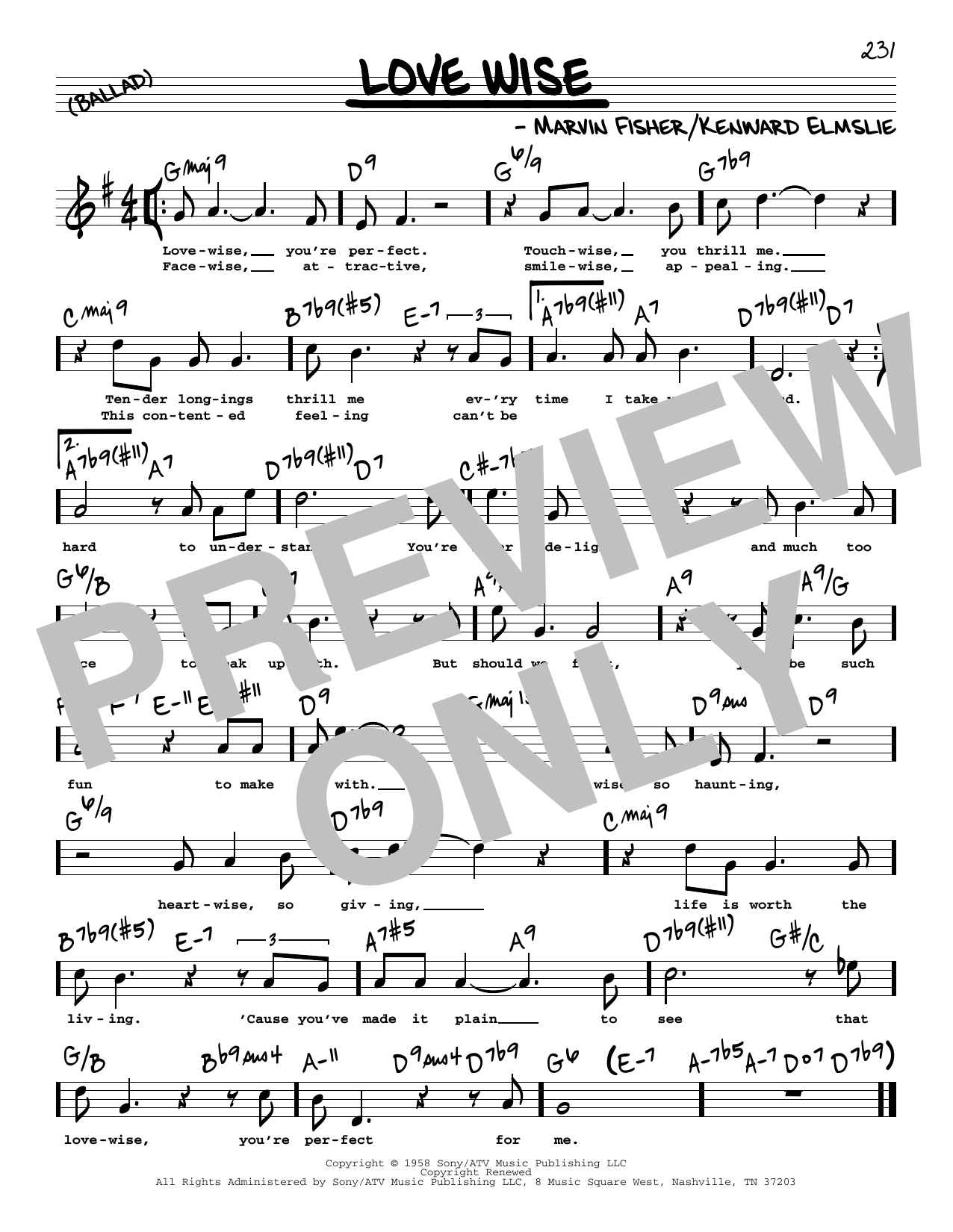 Produktbild zu: Love Wise (High Voice)