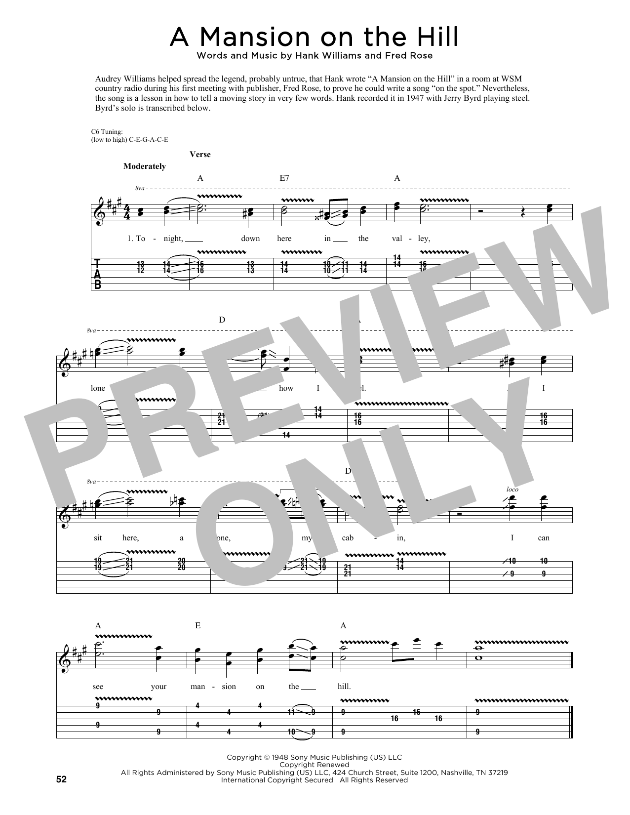 Product picture to: A Mansion On The Hill (arr. Fred Sokolow)