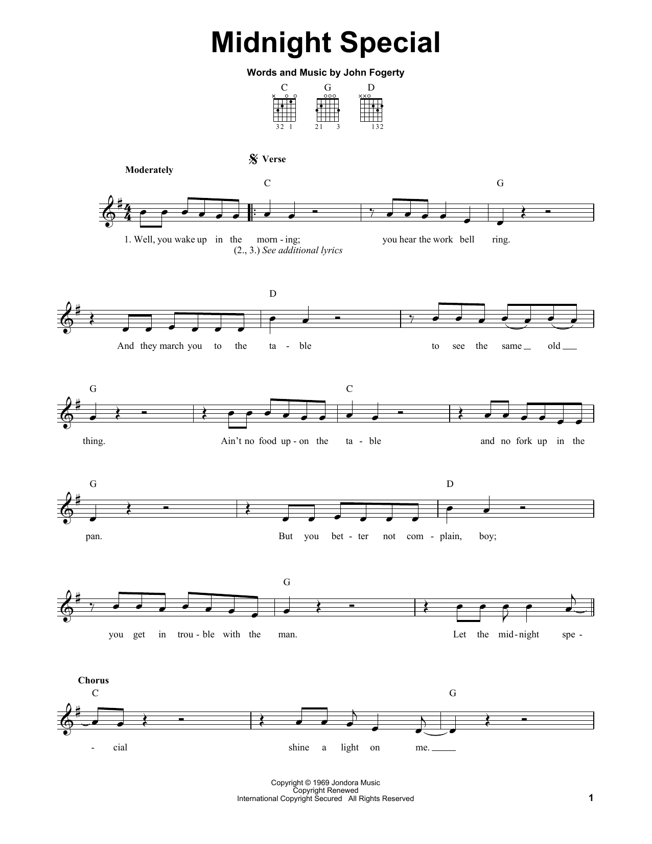 Product gallery: Page 1 of 1 Midnight Special, Creedence Clearwater Revival