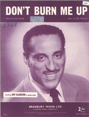 cover: Don't Burn Me Up, Ray Ellington