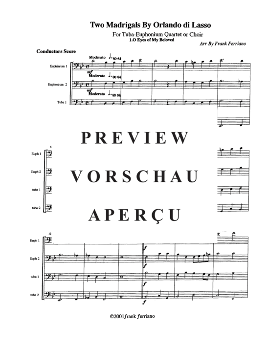 Produktgalerie: Seite 3 von 14 Two Madrigals , , (Tuba Quartett EETT)