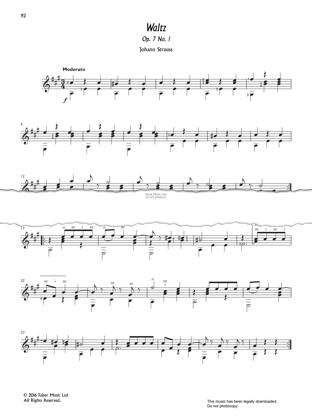 Product gallery: Page 1 of 1 Waltz (Op. 7 No.1), Johann Strauss