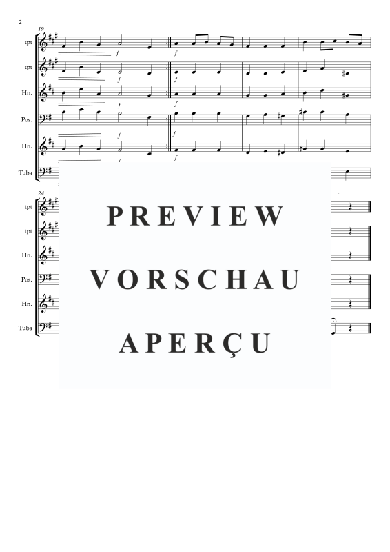Produktgalerie: Seite 3 von 9 We Wish You A Merry Christmas, , (Blechbläserquartett)