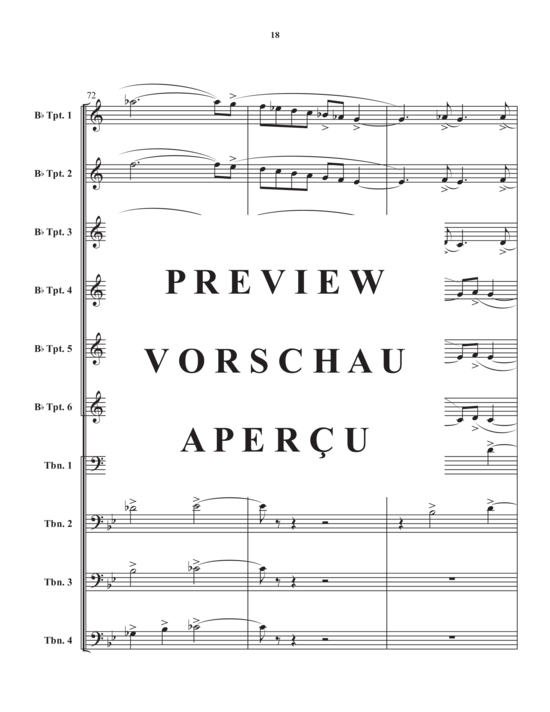 Product gallery: Page 20 of 21 Grand Intrada , , (Brass Ensemble, 6x trumpet + 4x trombone)