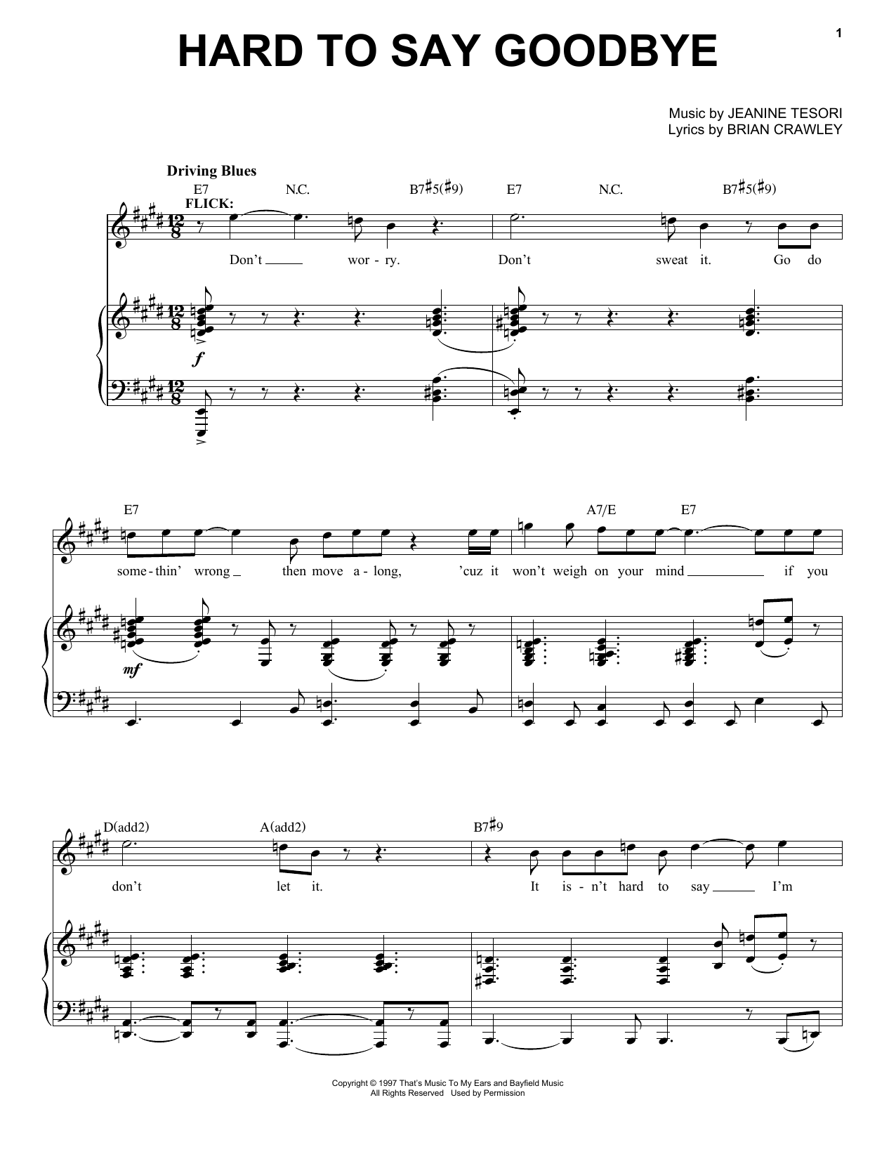 Produktbild zu: Hard To Say Goodbye