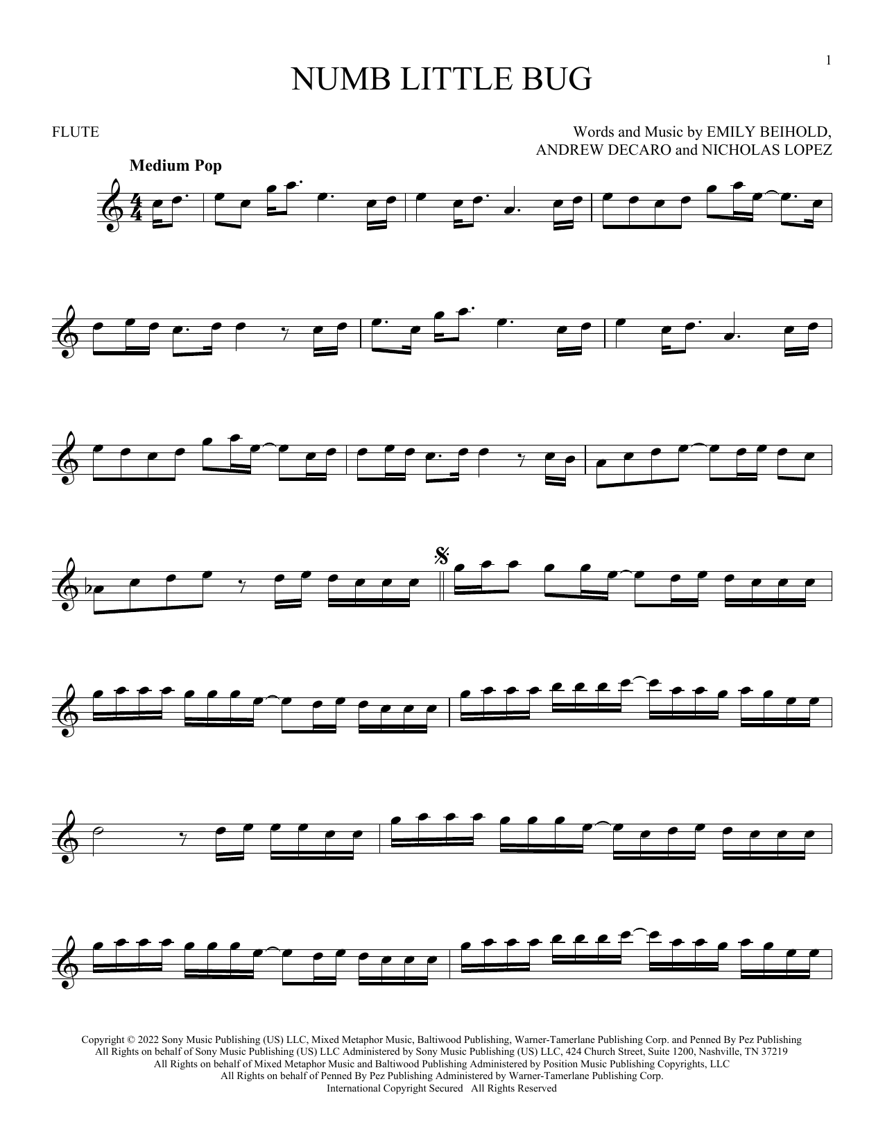 Product gallery: Page 1 of 1 Numb Little Bug, Em Beihold