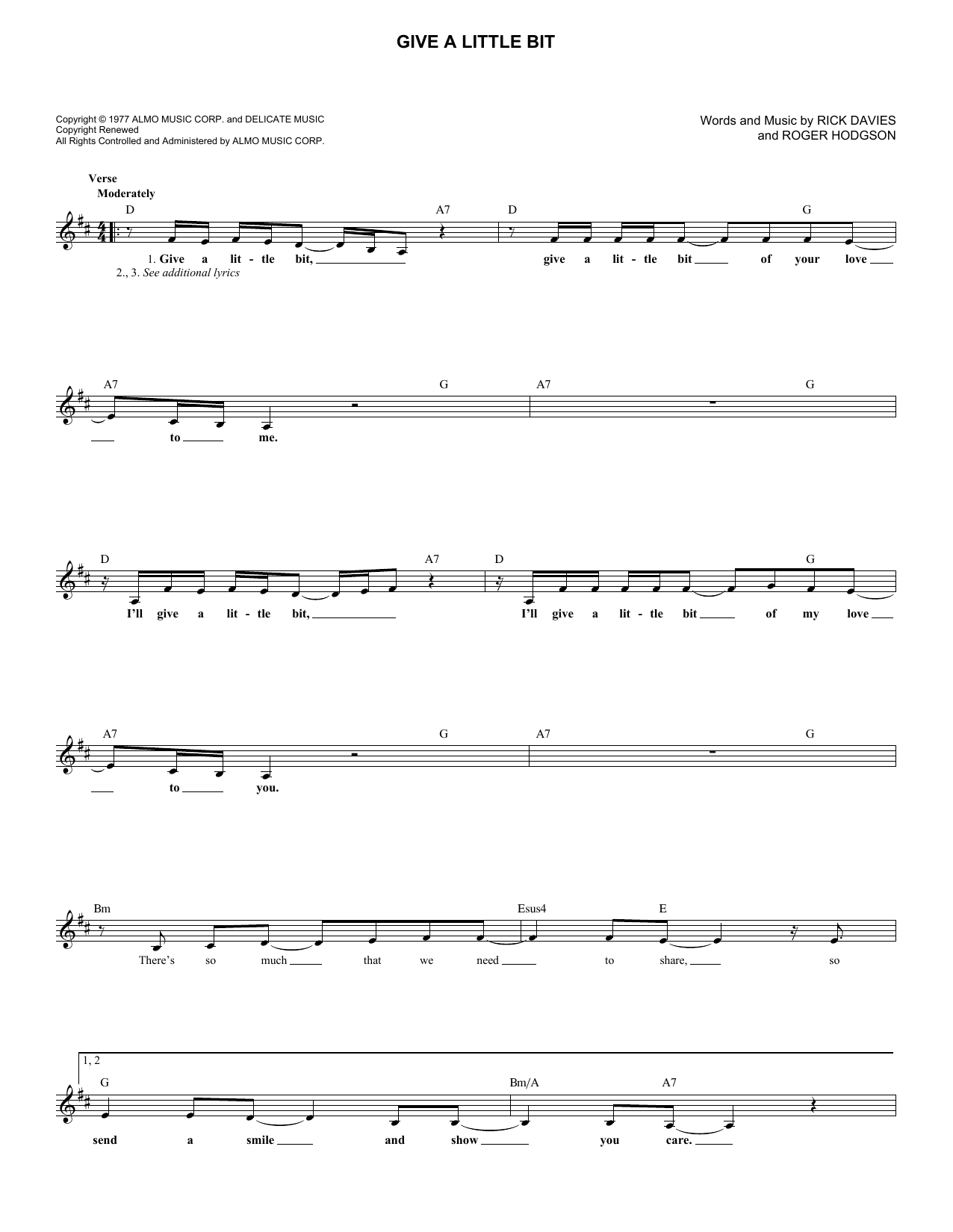 Produktbild zu: Give A Little Bit