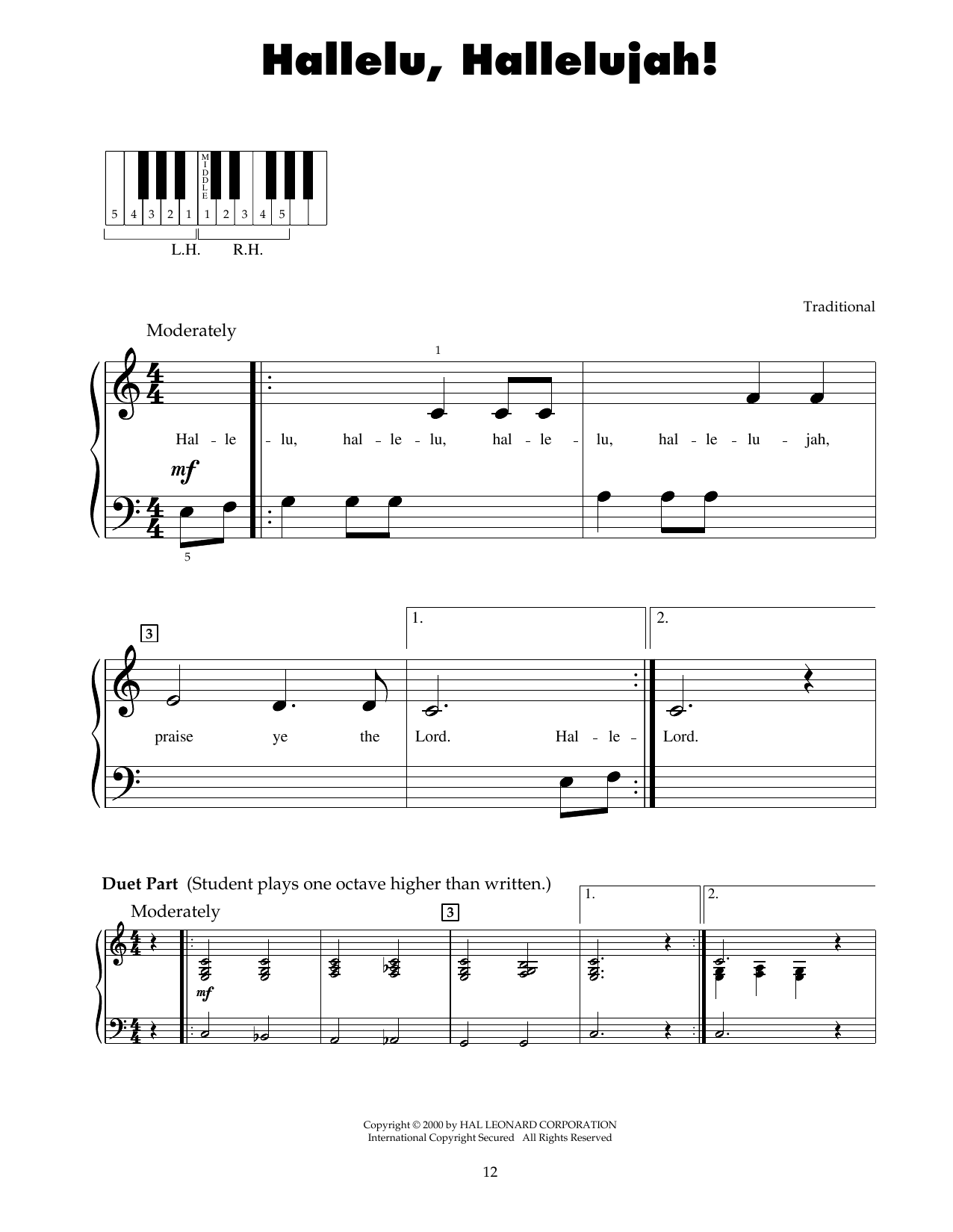 Produktbild zu: Hallelu, Hallelujah!