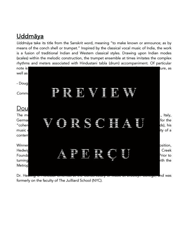 gallery: Uddmaya, , Trumpet Sextet