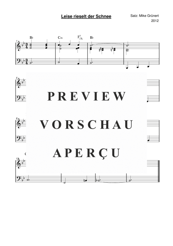 gallery: Silent Night - 5 Lieder für die Weihnachtszeit, , Klavier Solo