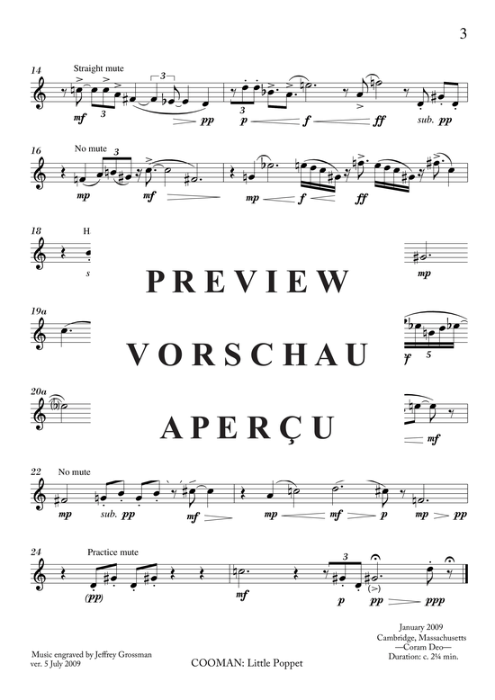 Produktgalerie: Seite 4 von 4 Little Poppet , , (Trompete Solo)