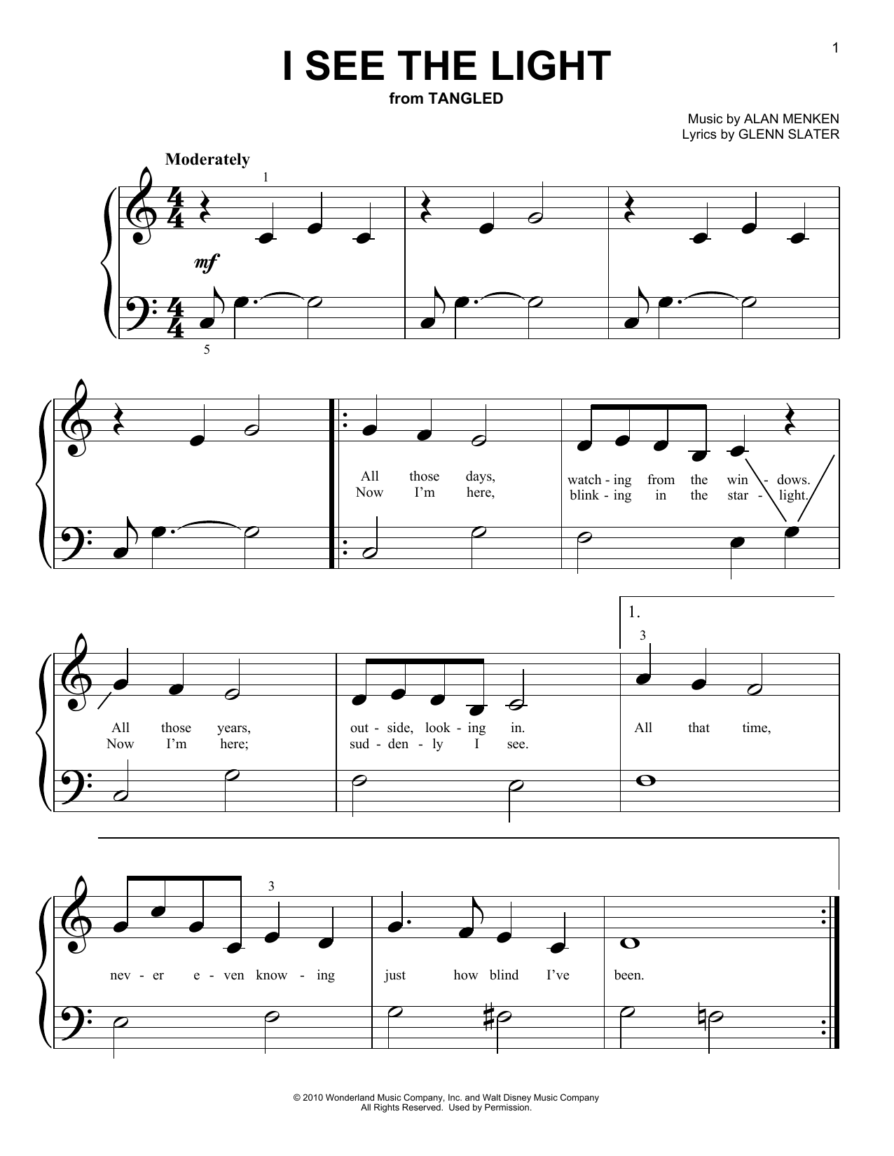 Produktbild zu: I See The Light (from Tangled)