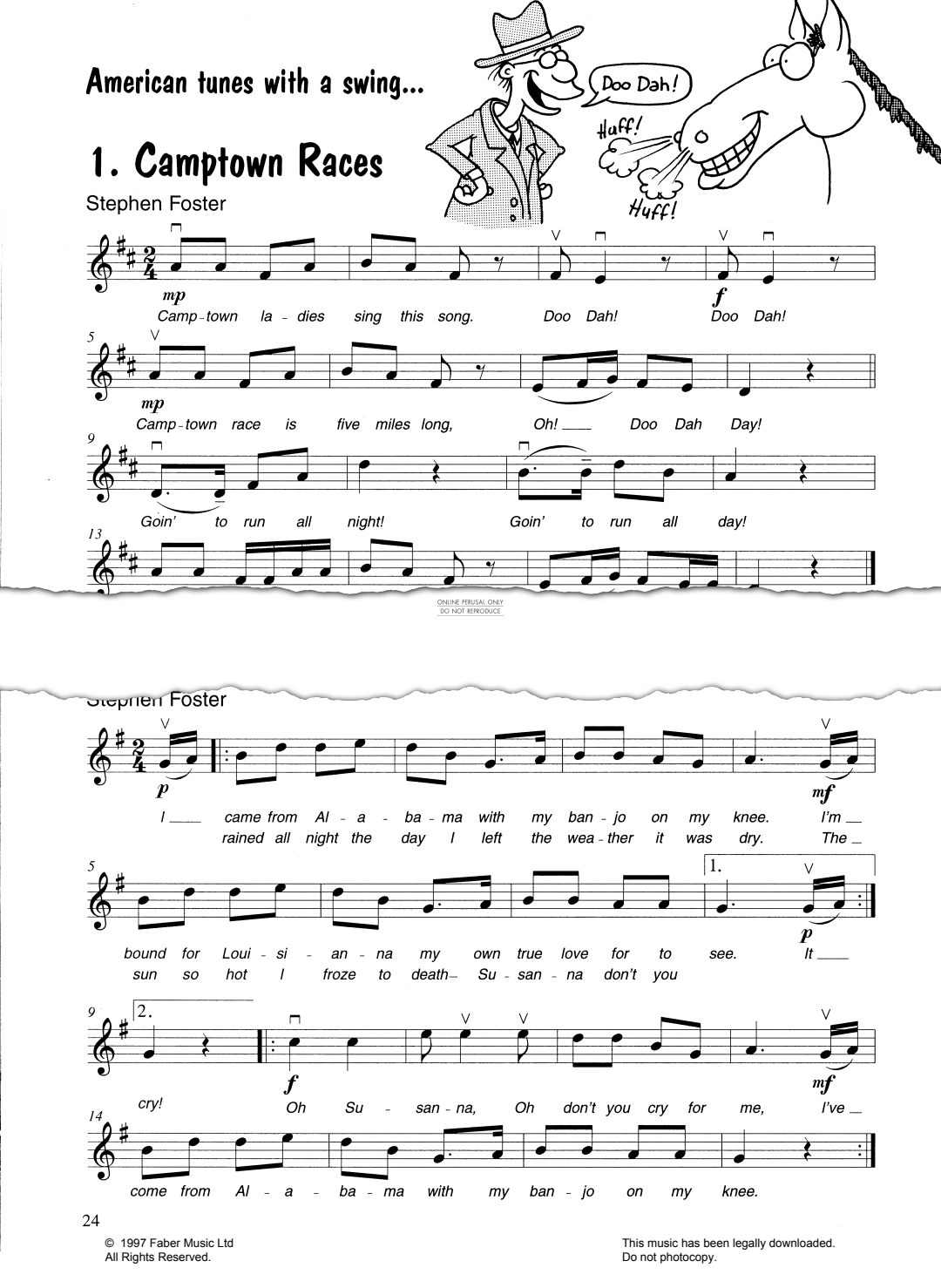 Produktgalerie: Seite 1 von 1 Camptown Races/Oh Susanna, , Violine