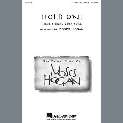 Product picture to: Hold On (arr. Moses Hogan)