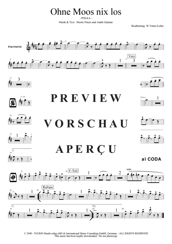 Product gallery: Page 9 of 13 Ohne Moos nix los , Hofbräuhaus-Band, (Combo + 3 Horns/Voc opt.)