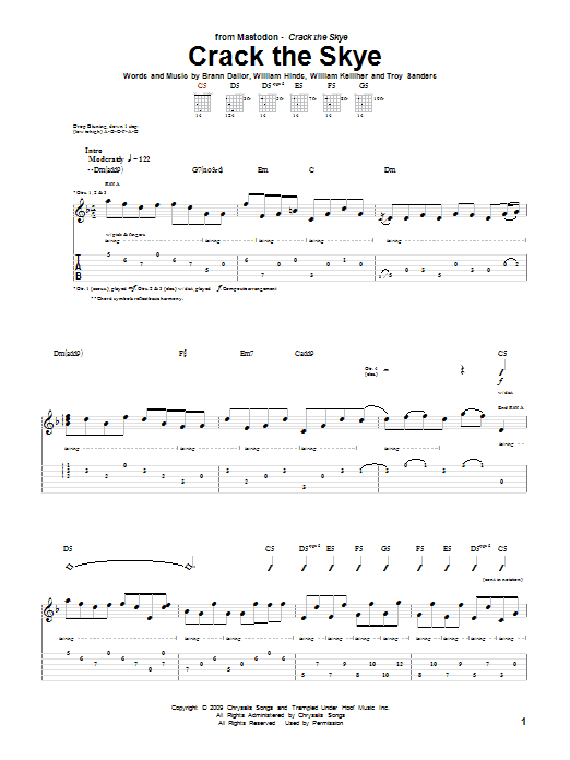 Produktgalerie: Seite 1 von 1 Crack The Skye, Mastodon, Gitarre