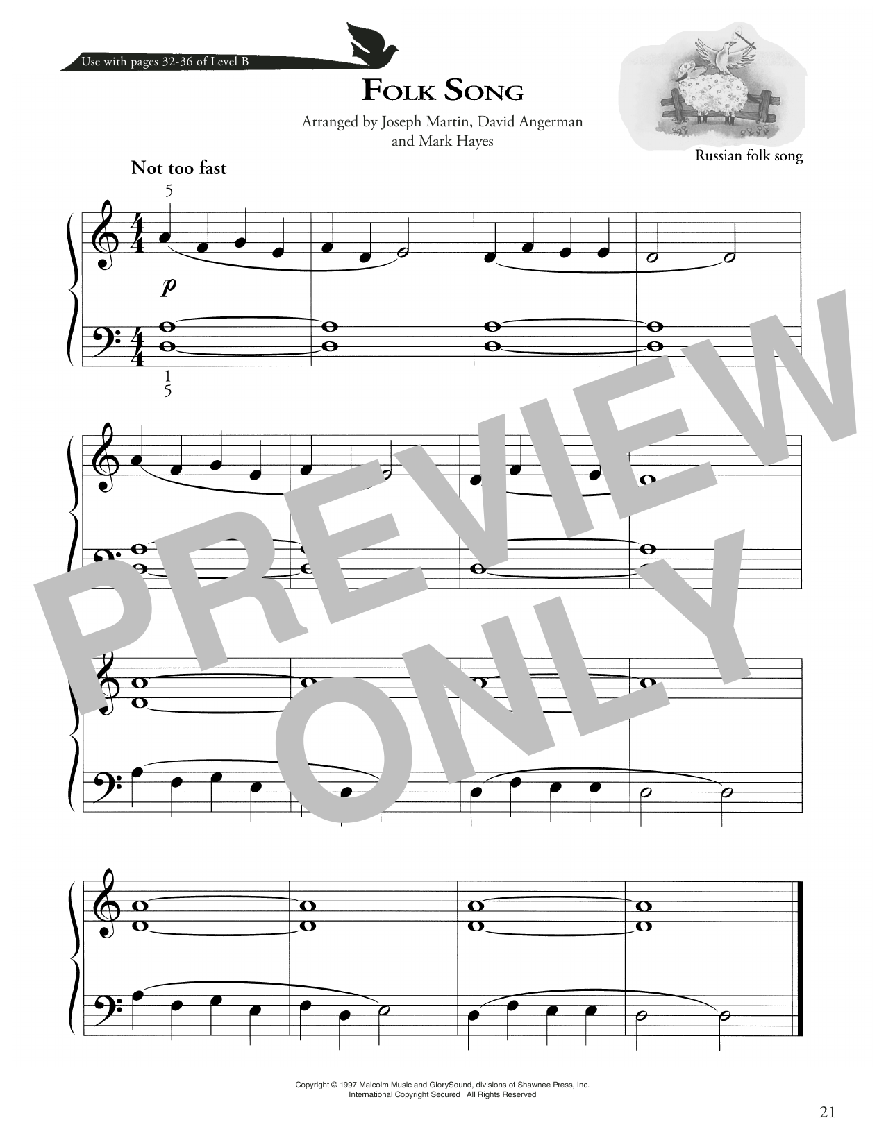 Produktbild zu: Folk Song