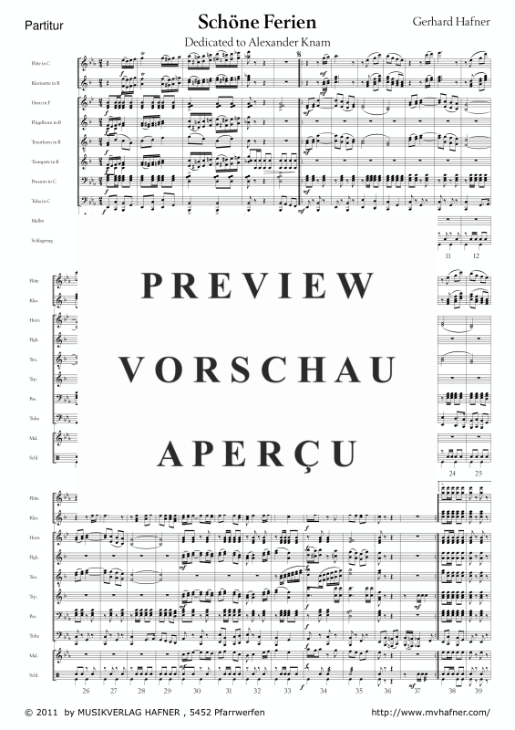 Product gallery: Page 6 of 11 Schöne Ferien, , (large wind orchestra)