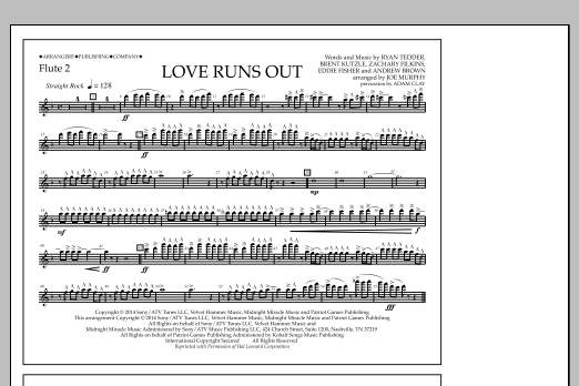 Product picture to: Love Runs Out - Flute 2