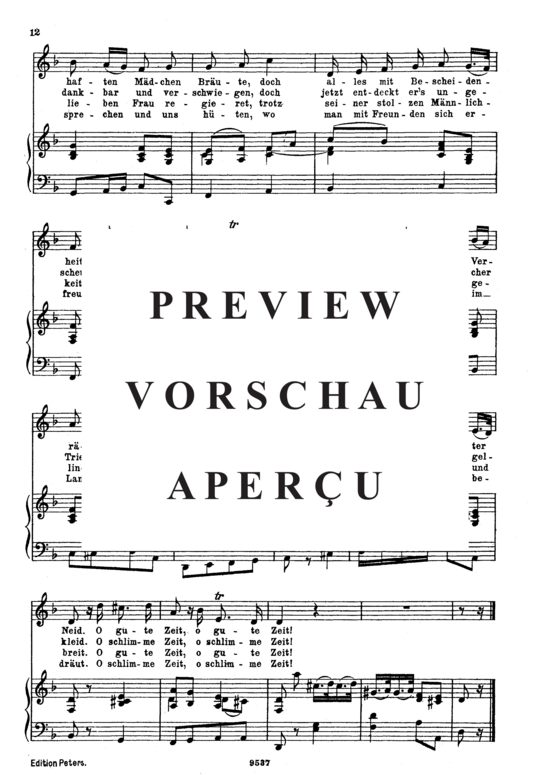 Product gallery: Page 3 of 3 Die Alte K.517, , Low Voice and Piano