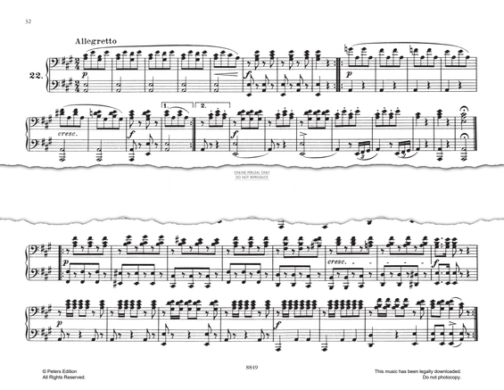 Produktbild zu: Polonaise In A Major (No.23 from 'Melodische Übungsstücke Op.149')