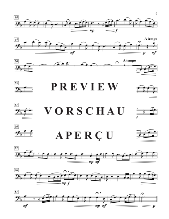 Product gallery: Page 13 of 21 Solos for Celebrations and Remembrances , , (Posaune/Euphonium/Fagott Solo)