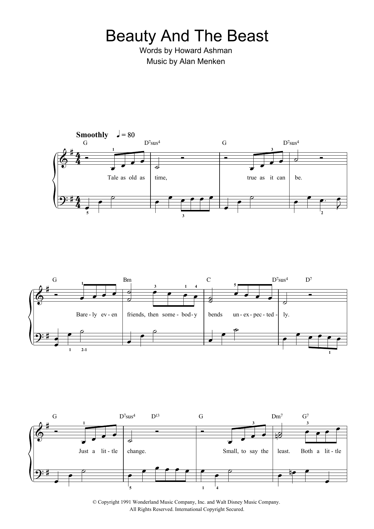 Product gallery: Page 1 of 1 Beauty And The Beast, Alan Menken & Howard Ashman