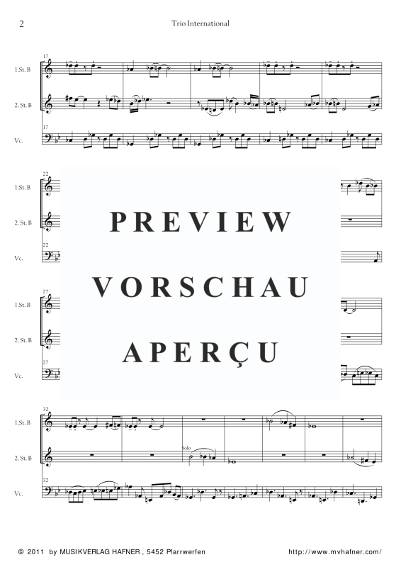 Product gallery: Page 5 of 11 Trio International, , (Mixed ensemble)