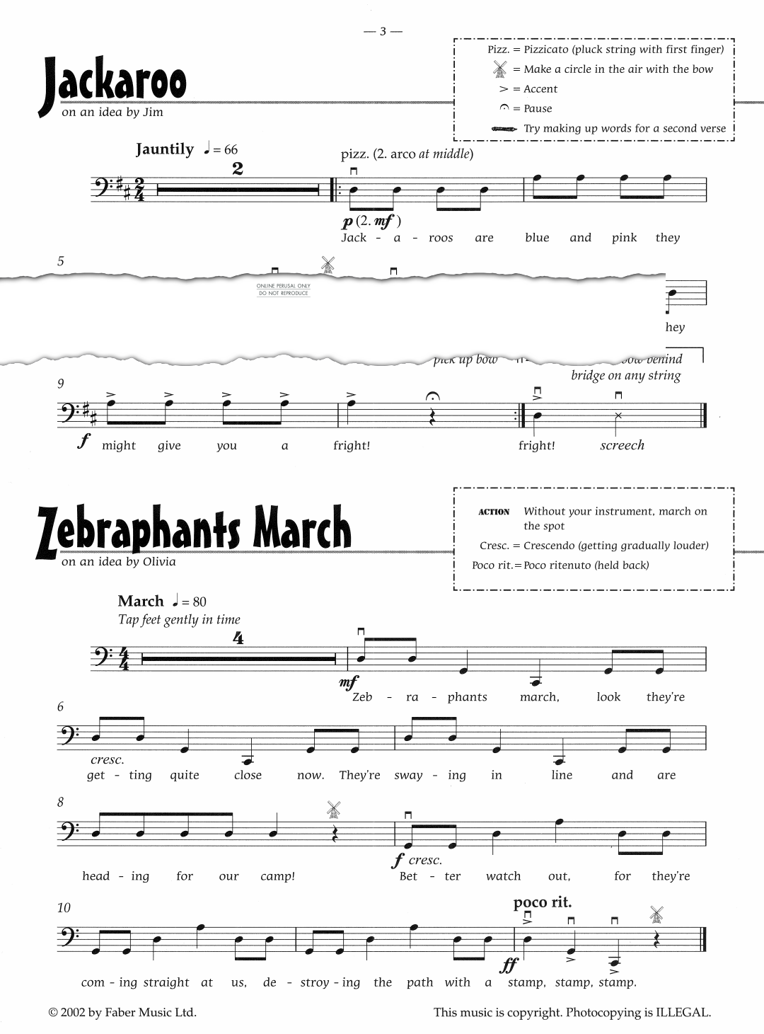 Produktgalerie: Seite 1 von 1 Zebraphants March, Pam Wedgwood, Klavier, Violoncello
