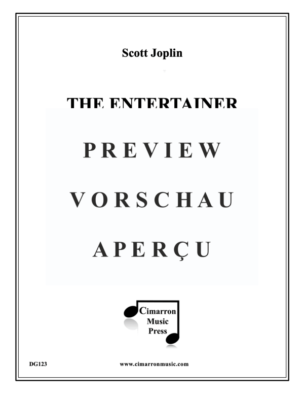 Produktgalerie: Seite 2 von 10 The Entertainer, , Blechbläser Quartett