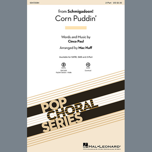 cover: Corn Puddin' (from Schmigadoon!) (arr. Mac Huff), Cinco Paul, Chor
