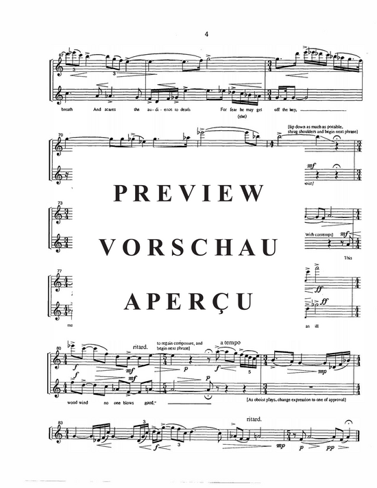 gallery: Oboe , , (Mittlere Stimme und Oboe)