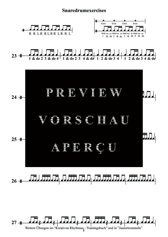 gallery: Drumset Trainingsbuch Band 2, , Drum Set