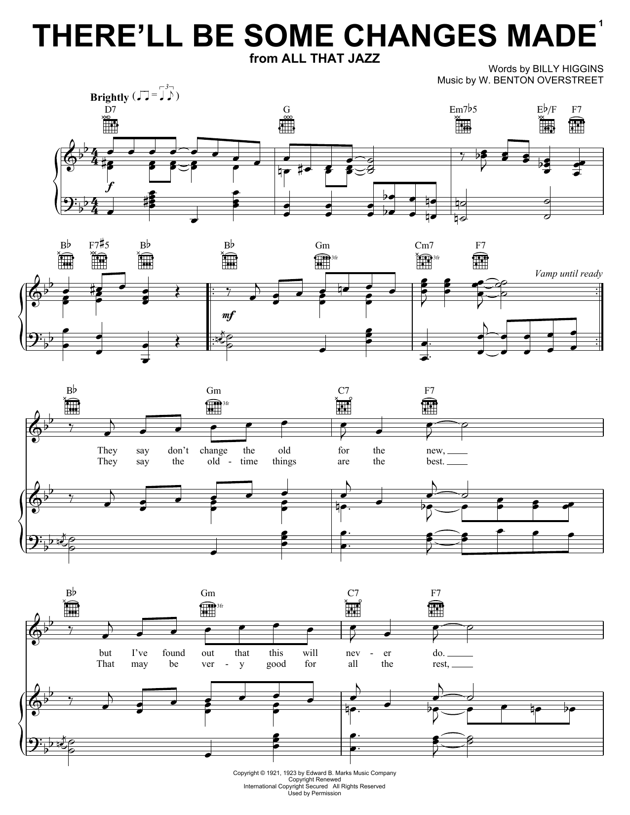 Produktbild zu:  There'll Be Some Changes Made - Billy Higgins