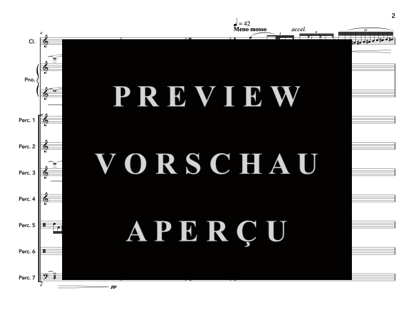 Produktgalerie: Seite 8 von 11 Shaman, , (Trio Klarinette, Percussion und Klavier)