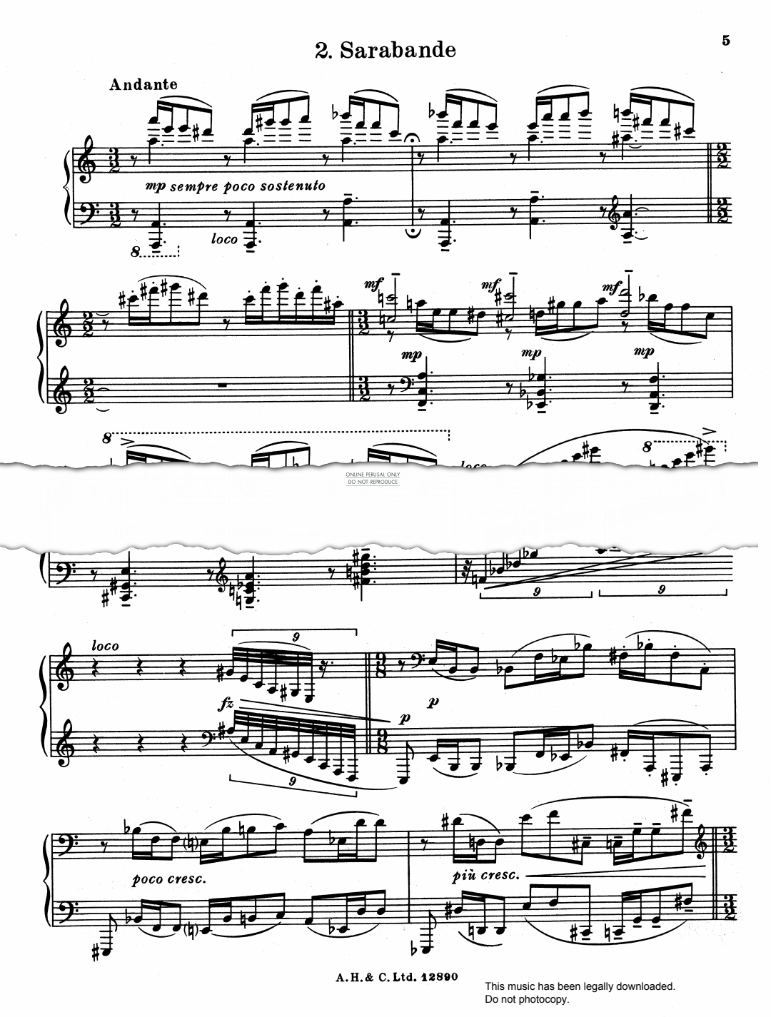 gallery: Sarabande (from 'Dance Suite'), John Ogdon