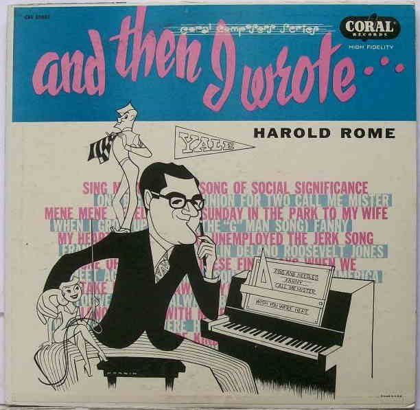 cover: Be Kind To Your Parents, Harold Rome, Gesang, Klavier