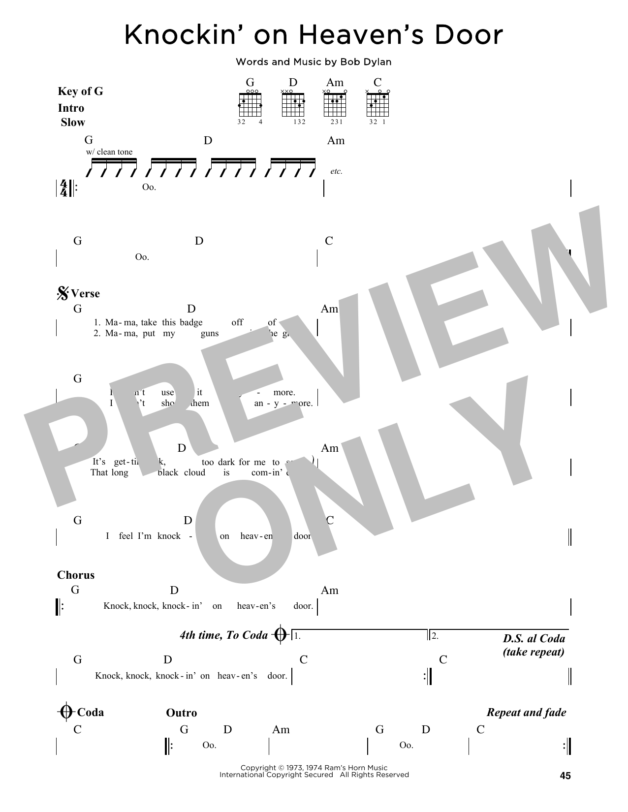 Produktbild zu: Knockin' On Heaven's Door
